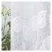 Biela žakarová záclona NORA 300x160 cm