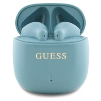 Guess Printed Classic Logo TWS Bezdrôtové Slúchadlá Turquoise