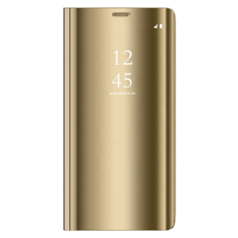 Diárové puzdro na Samsung Galaxy S22 5G G901 Smart Clear View zlaté