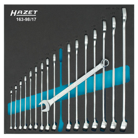 Sada očkoplochých klúčov - 17ks 163-98/17 - HA145690 Hazet