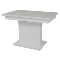 Sconto Jedálenský stôl SHIDA 2 biela, šírka 130 cm, rozkladací