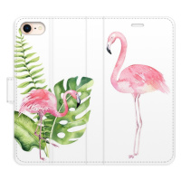 Flipové puzdro iSaprio - Flamingos - iPhone 7/8/SE 2020