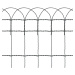 vidaXL Záhradné oplotenie, železo s práškovou úpravou 25x0,4 m