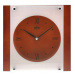 Nástenné hodiny MPM, 2706.54 - tmavé drevo, 26cm