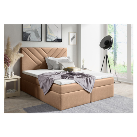 Expedo Čalúnená posteľ boxspring GULIA, 120x200, trinity 04