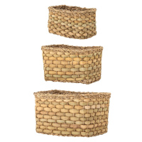 Košíky z morskej trávy v súprave 3 ks 26x16x16 cm Ramon – Bloomingville