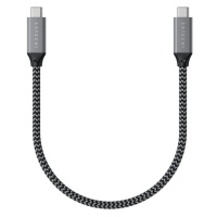 Satechi USB4 C-To-C Braided Cable 40 Gbps 25cm - Grey