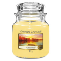 Yankee Candle, Jesenný západ slnka, Sviečka v sklenenej dóze 411 g