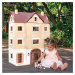 Drevený domček pre bábiku Fantail Hall Tender Leaf Toys 3 poschodový s terasami s rastlinami a l