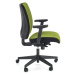 HALMAR Pop kancelárska stolička s podrúčkami čierna / zelená