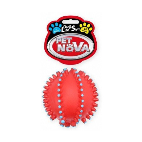 Pet Nova VIN DENTBALL RED hračka pre psy loptička červená 10,5cm