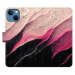 Flipové puzdro iSaprio - BlackPink Marble - iPhone 13