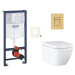 Závesný wc set do ľahkých stien / predstenová montáž Grohe Euro Ceramic SIKOGRSEUSCGN0