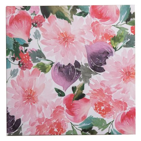 Obraz na plátne Flower garden, 28 x 28 cm