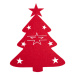 Vianočný obal na príbor TRE 6 ks červený