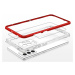 Odolné puzdro na Samsung Galaxy A14 LTE A145 Hybrid Armor 3v1 transparentno-červené