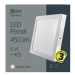 Mini LED panel 120x120, štvorcový prisadený biely, 6W, 4500K (EMOS)