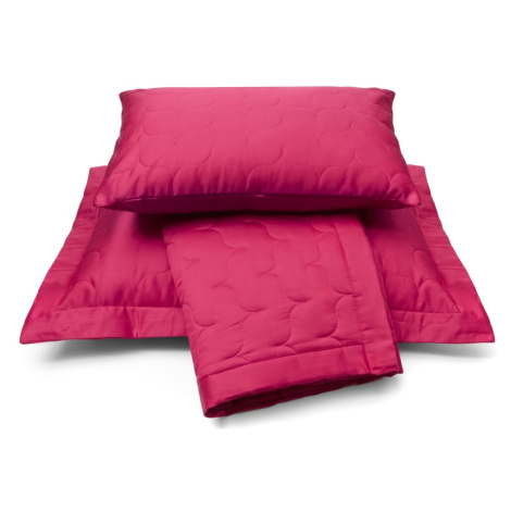 Vandyck Luxusný saténový prehoz na postel Raspberry - malinová - 260x260 cm