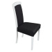 Sconto Jedálenská stolička ROSA 7 biela/čierna