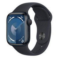 APPLE WATCH SERIES 9 GPS 41MM MIDNIGHT ALUMINIUM CASE WITH MIDNIGHT SPORT BAND - M/L, MR8X3QC/A