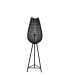 Čierna stojacia lampa (výška 128 cm) Yumi - Light & Living