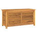 vidaXL Záhradný úložný box s vreckom 114x50x58 cm masívny teak