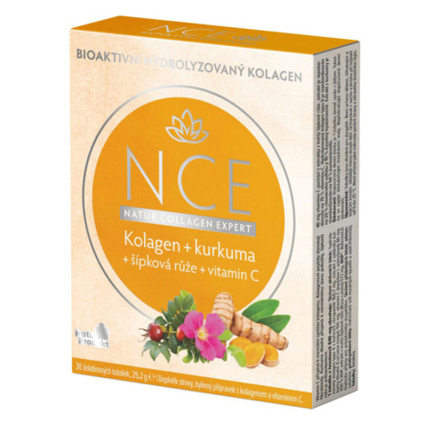 NATURPRODUKT NCE kolagén + kurkuma + šípková ruža + vitamín C 30 kapsúl