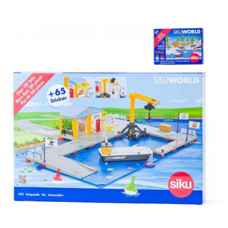 SIKU World - nakladací prístav s mólom a člnom