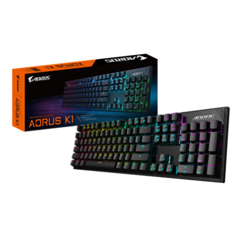 Gigabyte AORUS K1 Mechanical keyboard, RGB, US