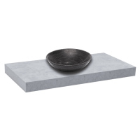 Doska pod umývadlo bez umývadla Naturel Dolce 110x8x50 cm beton mat DO11050BE