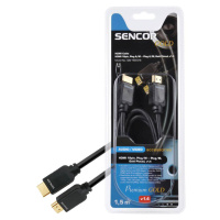 SAV 165-015 HDMI M-M 1,5M v1.4 PG SENCOR