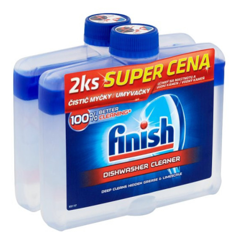 FINISH Čistič umývačky riadu 2 x 250 ml