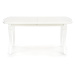 Rozkladací jedálenský stôl Fryderyk 160/240 cm biely