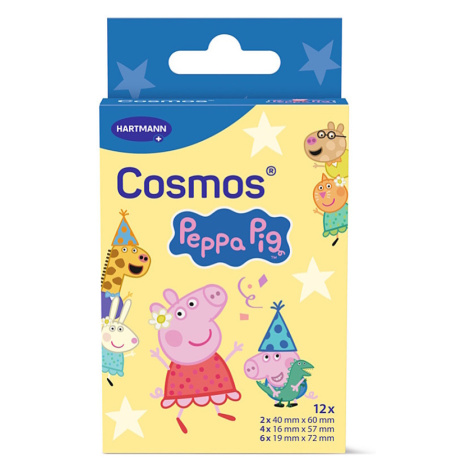 COSMOS Detská náplasť Peppa Pig 12 kusov
