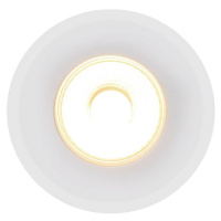 LED stropné bodové svietidlo Rosalee, biele, IP65, spínač CCT