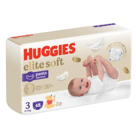 HUGGIES® Elite Soft Pants Nohavičky plienkové jednorázové 3 (6-11 kg) 48 ks