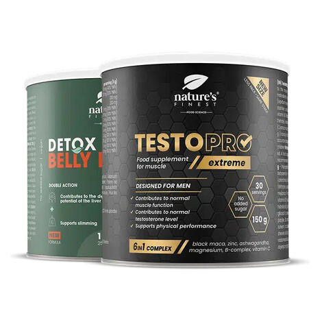 Nature's Finest Men's Hormonal Fat Reset | pánský systém pro podporu hmotnosti a detox | Neopunt