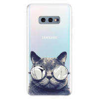 Odolné silikónové puzdro iSaprio - Crazy Cat 01 - Samsung Galaxy S10e