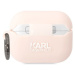 Original case KARL LAGERFELD KLAPRUNCHP pre Apple Airpods Pro (3D Sil NFT Choupette / pink)