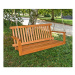 Záhradná závesná lavica z eukalyptového dreva Garden Pleasure Columbia