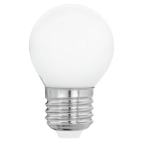 LED žiarovka E27 G45 4W, teplá biela, opál