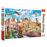 Trefl Puzzle 1000 Funny Cities - Divoký Rím