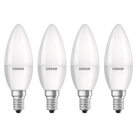 OSRAM LED sviečka E14 Base retro 4,9W 4 ks 2 700K