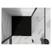 MEXEN/S - Stone+ štvorcová sprchová vanička 90 x 90, čierna, mriežka čierna 44709090-B