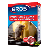 Parafínové bloky na myši, potkany a potkany BROS 100g