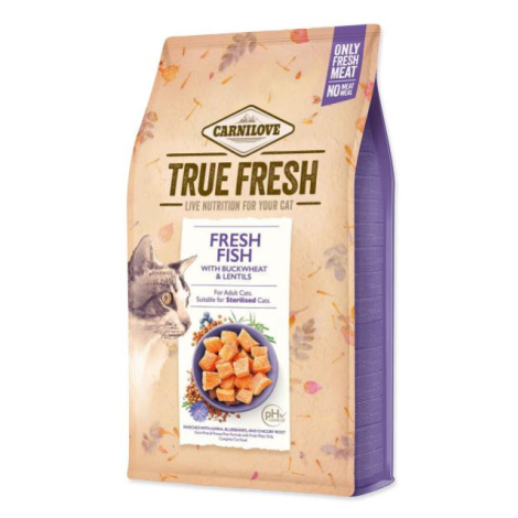 Krmivo Carnilove Cat True Fresh Fis, 4,8 kg