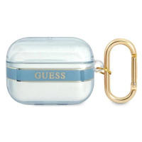 Obal Guess  GUAPHHTSB AirPods Pro cover blue Strap Collection (GUAPHHTSB)