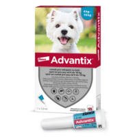 ADVANTIX Spot-on pre psy od 4 do 10 kg 1 ml