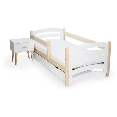 Detská posteľ Mela 80x160 cm Rošt: Bez roštu, Matrac: Matrac EASYSOFT 8 cm