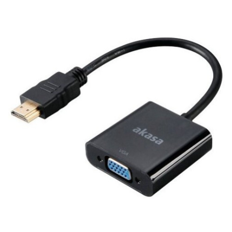 AKASA adaptér HDMI na VGA 20cm